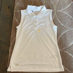 NWT Adidas girls golf shirt size S